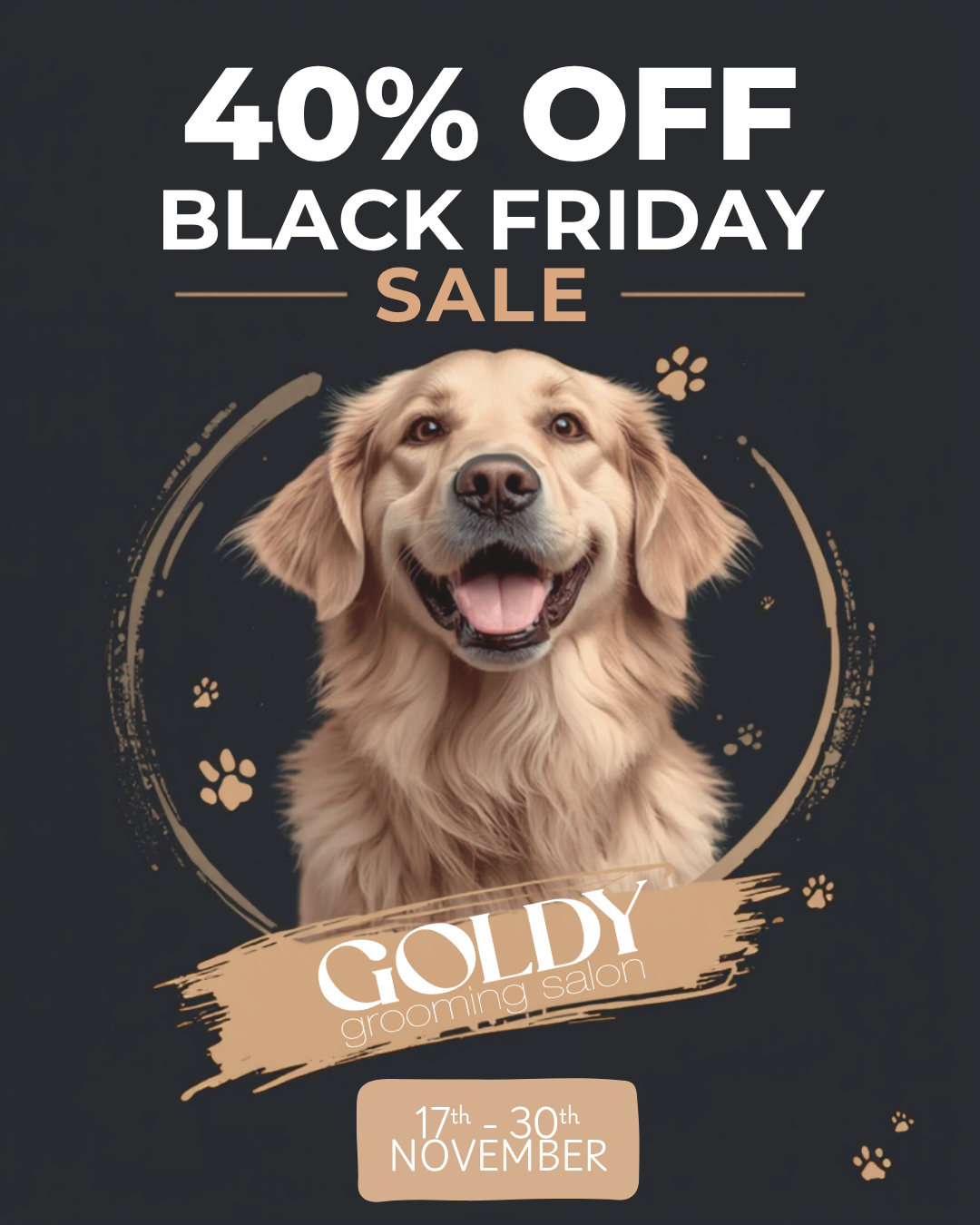 Black November в нашия груминг салон!